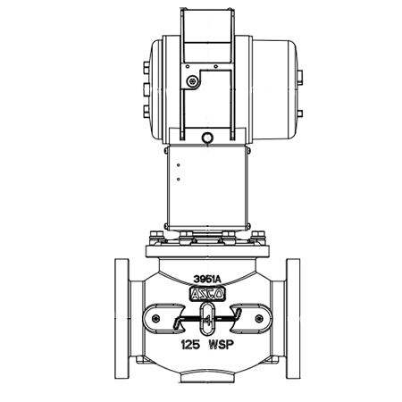 Asco H118AN132F1F26V16 Normally Closed Globe Type Gas Shutoff Valve
