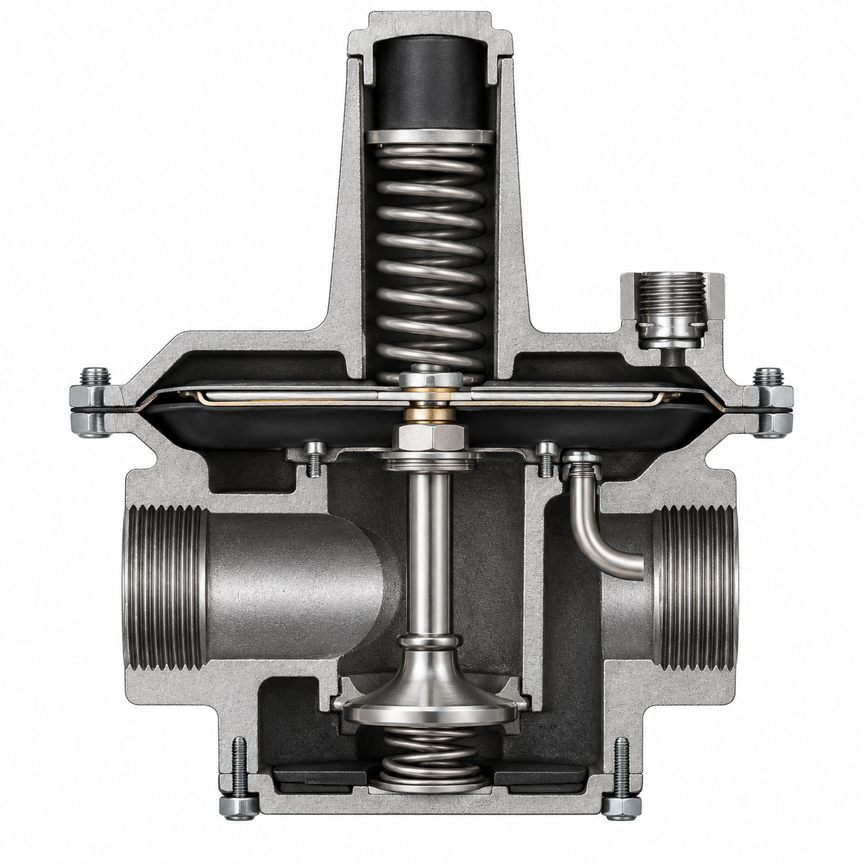 Maxitrol Z Series Gas Pressure Regulator for Zero Governor Service