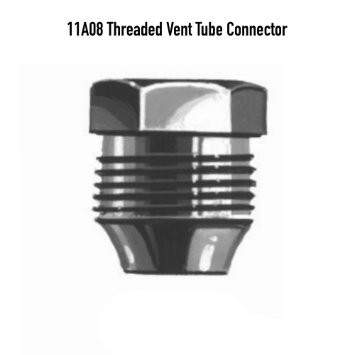 Maxitrol 11A08 Threaded Vent Tube Connector 5/16-24 Illustration