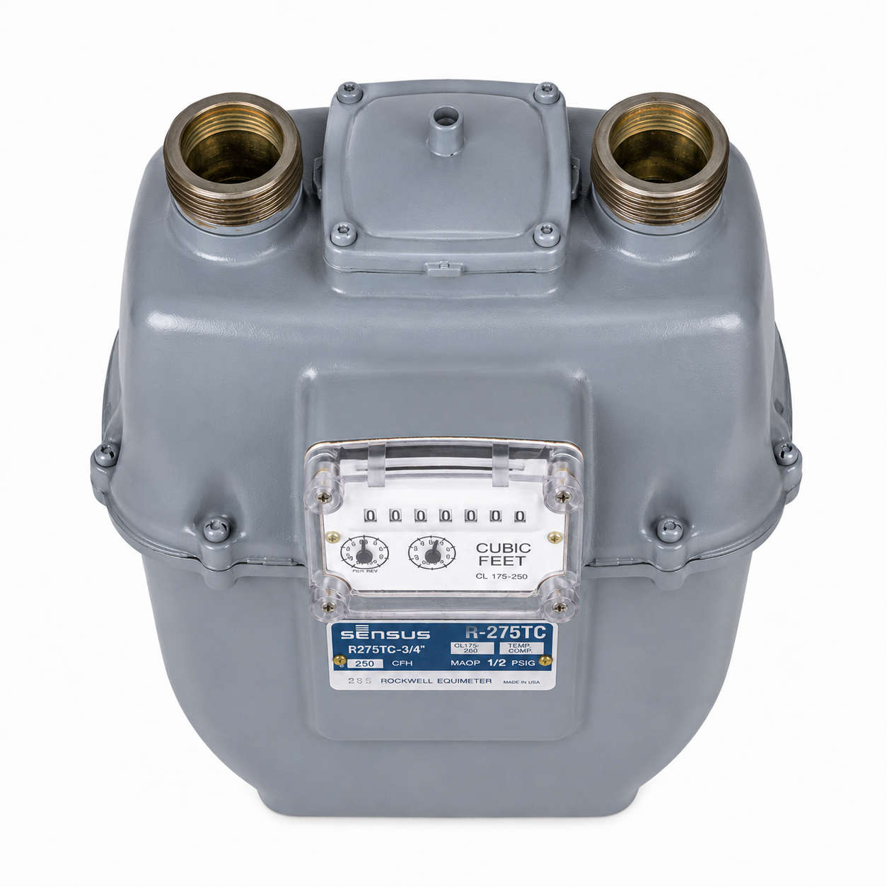 HVAC Temperature-Compensated (TC) Residential Diaphragm Gas Meter