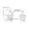Dungs 226462 Proportionator/Zero Governor Regulator FRG 715/6 Dimensions