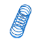 Sensus (Rockwell-Equimeter) 143-16-021-04 Replacement Blue Spring 5" to 8.5" W.C. for Regulator models 243-12 & 121-12